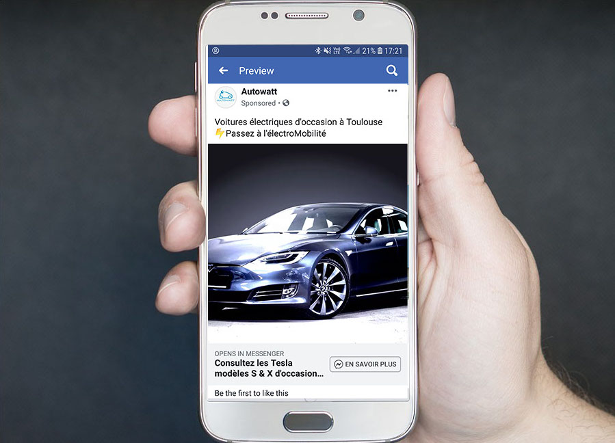 chatbot véhicules électriques d'occasion